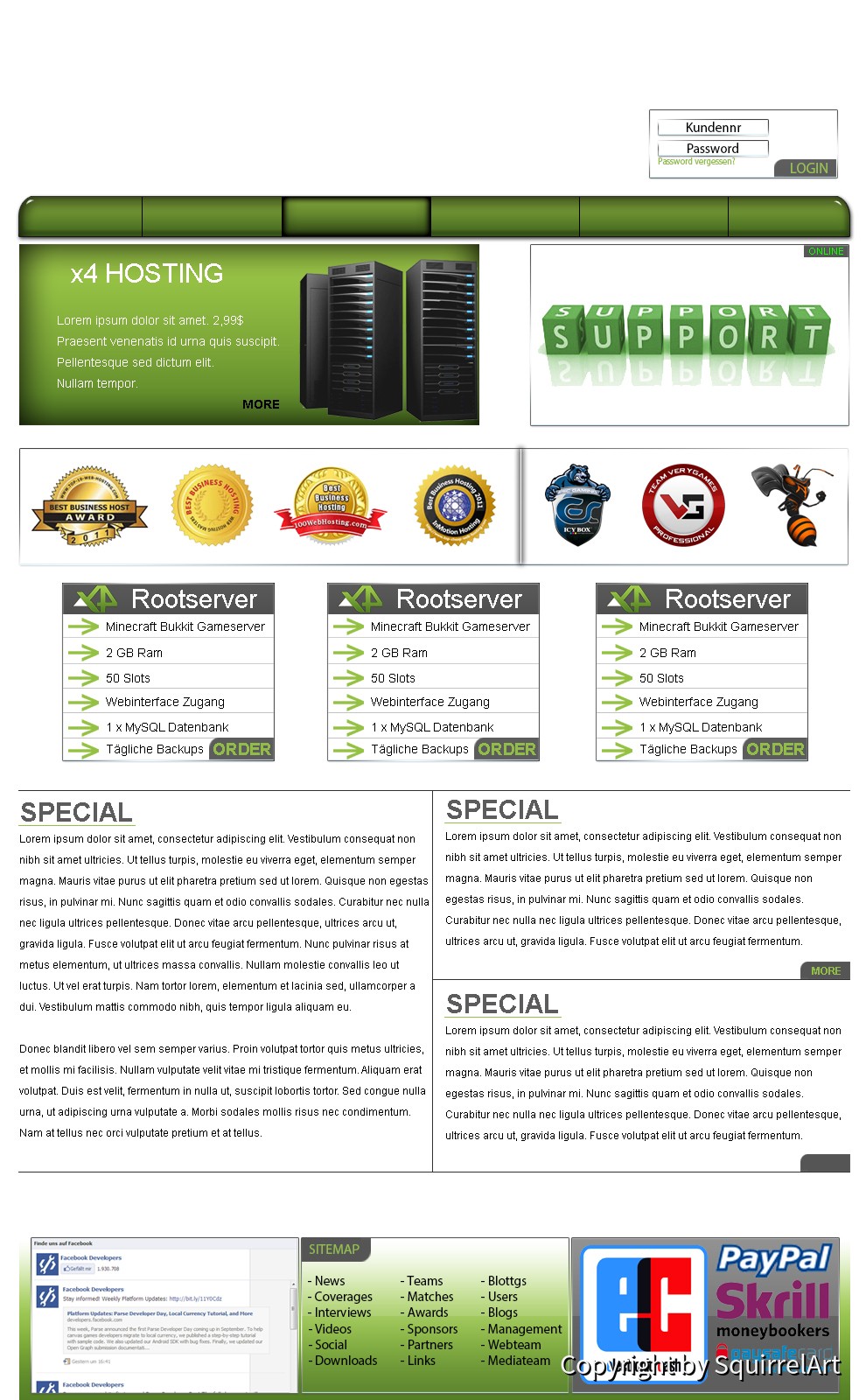 Hosting Template