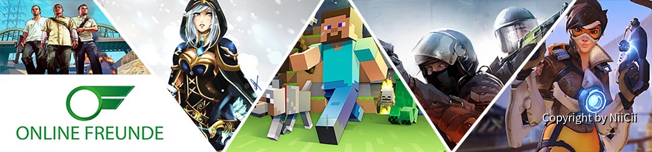 Homepage Banner für Online-Freunde
