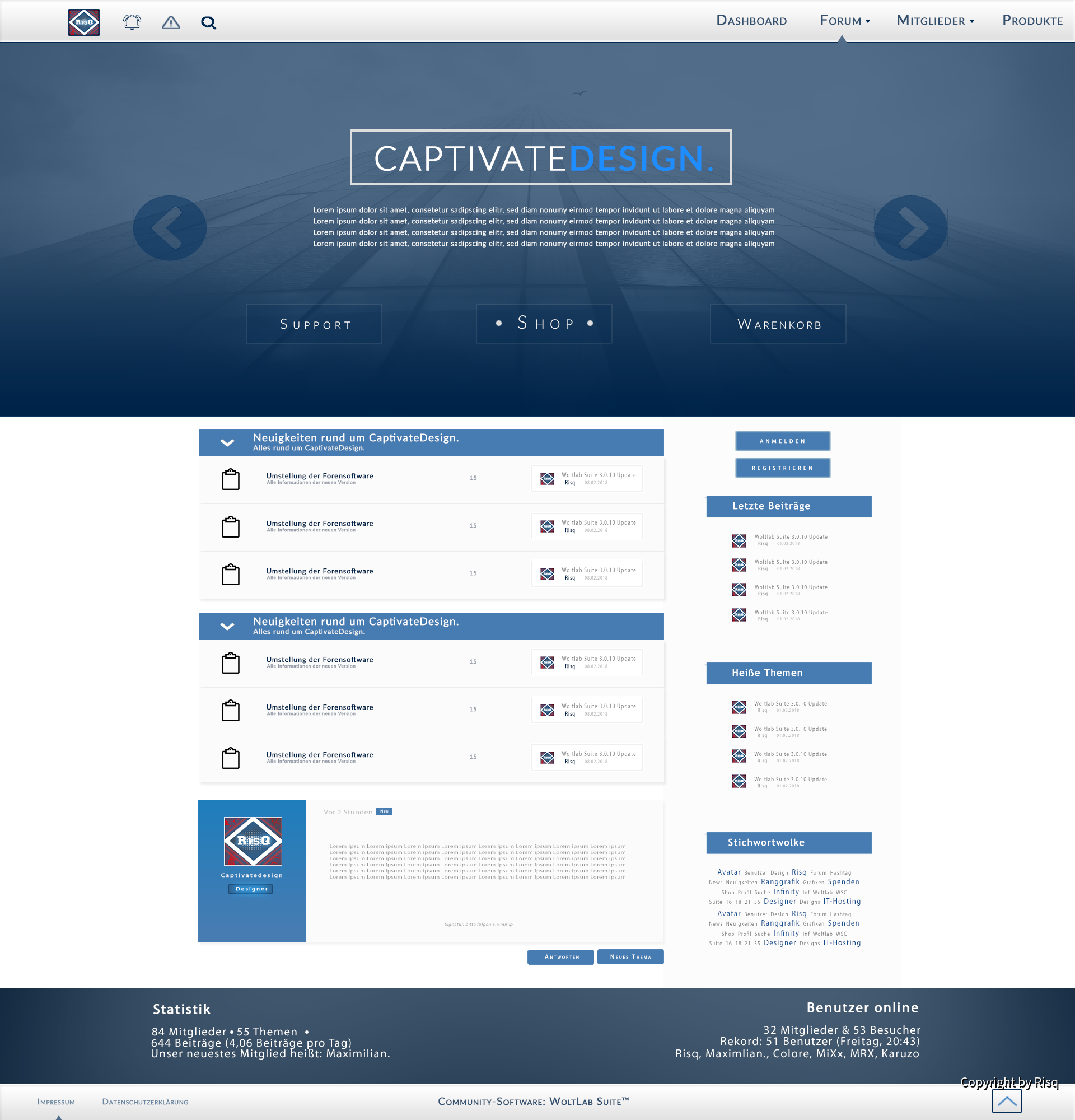 CaptiveDesign. I WSC Theme