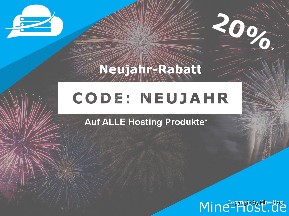 Neujahr Rabatt