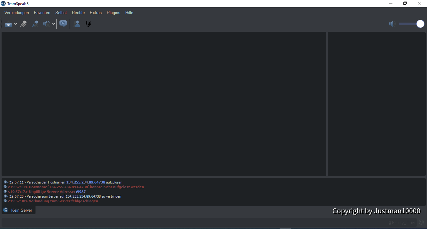 TeamSpeak kann nicht connecten!
