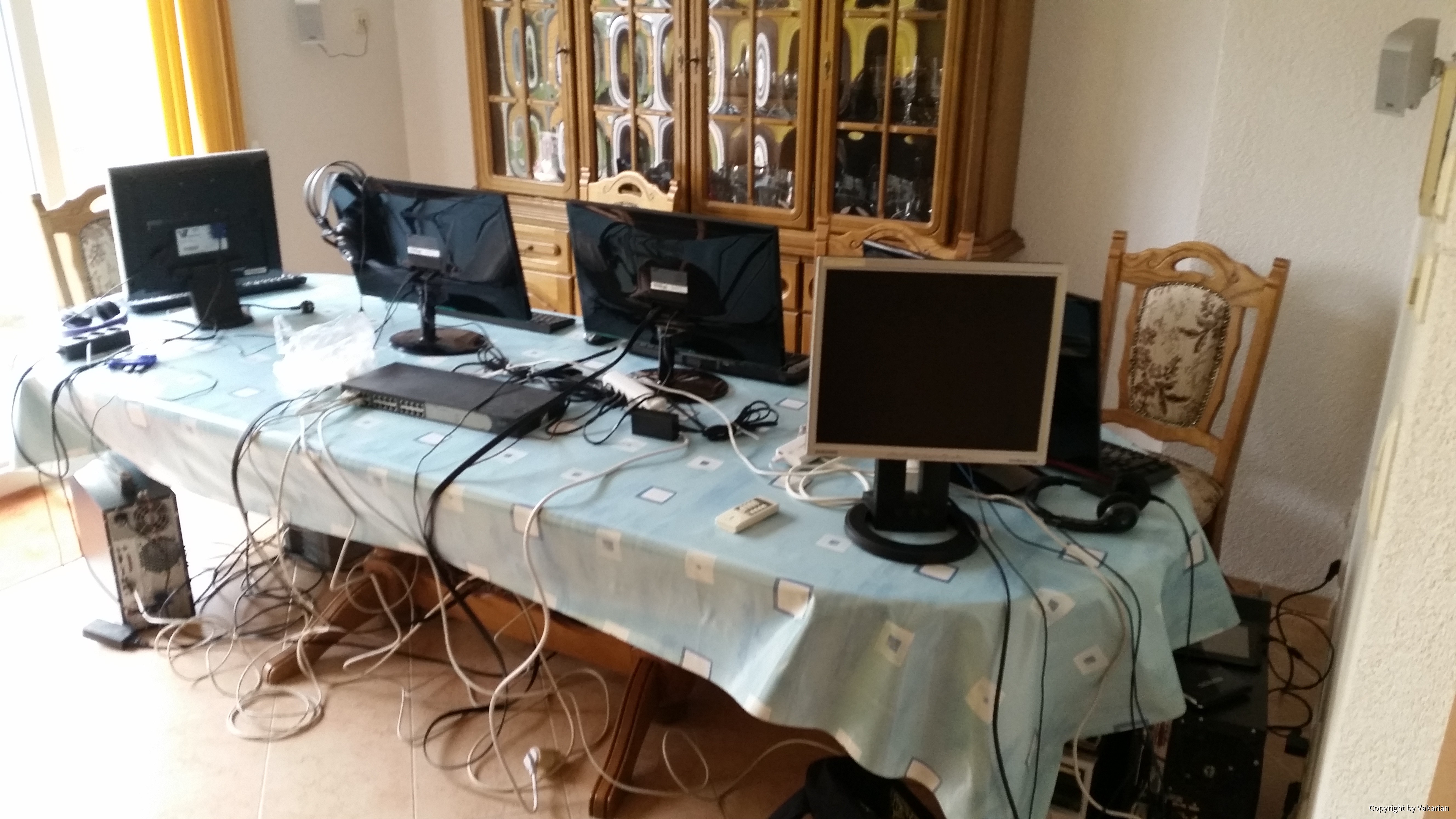 Aufbau LAN Party | April 2015